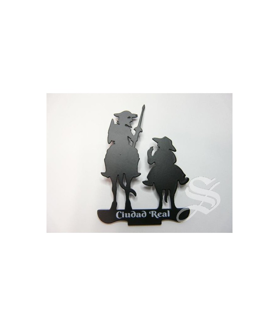 IMAN QUIJOTE SILUETA 7 CM. EN METAL