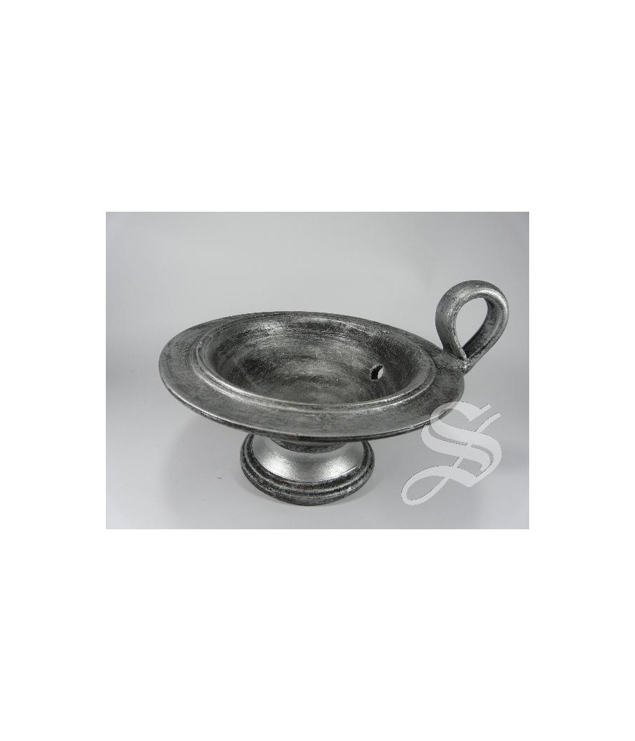 INCENSARIO BRASERO PLATA 21 CM. Ø GRANDE