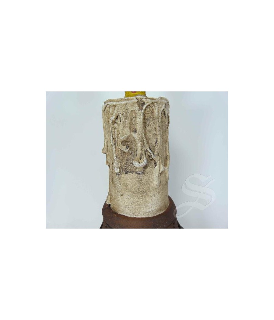 INCENSARIO VELA BLANCA 25 CM.