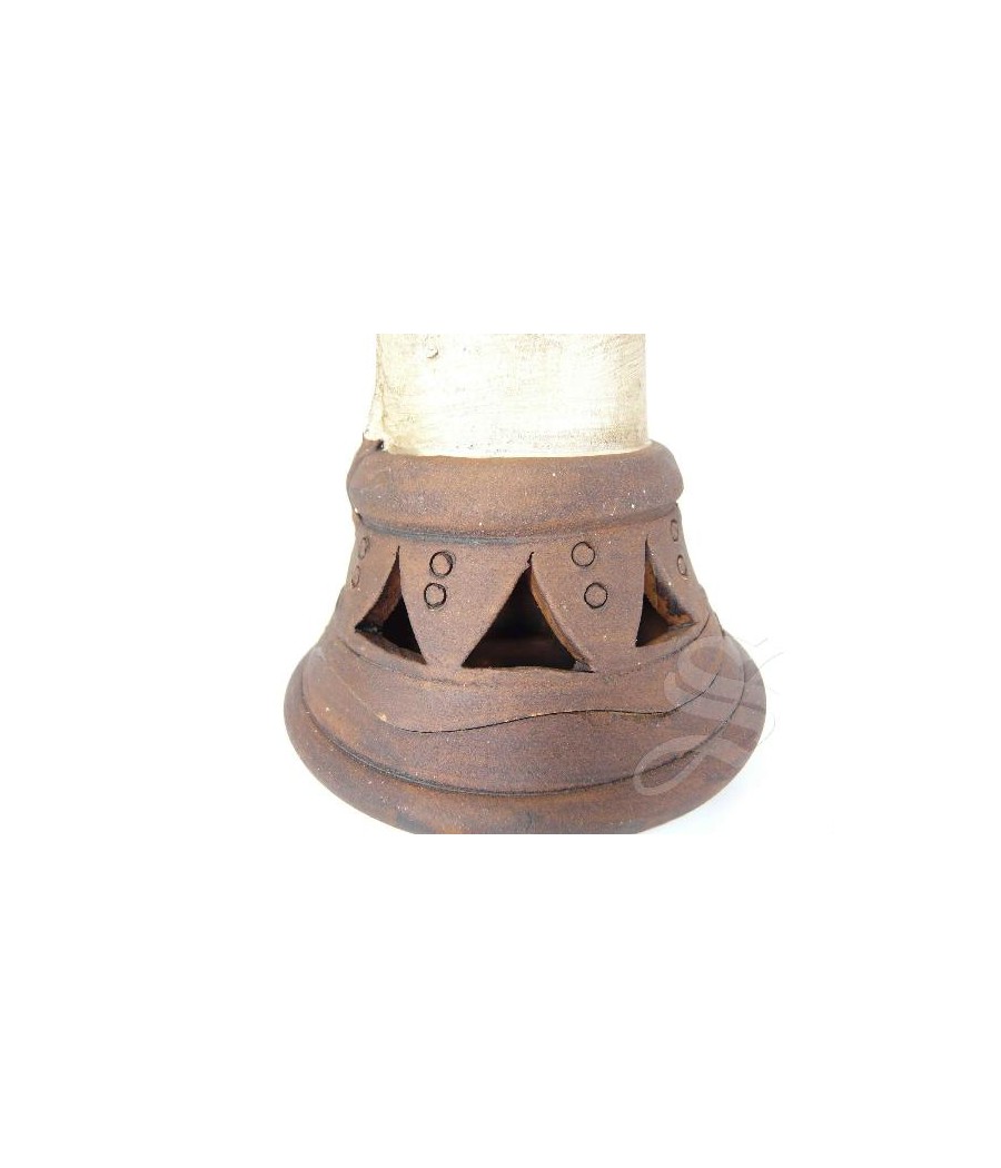 INCENSARIO VELA BLANCA 25 CM.