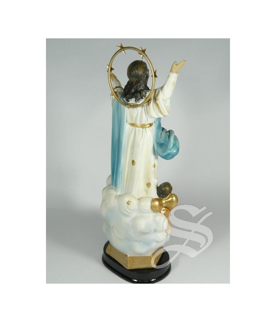 INMACULADA CORONA METAL 20 CM. PURISIMA