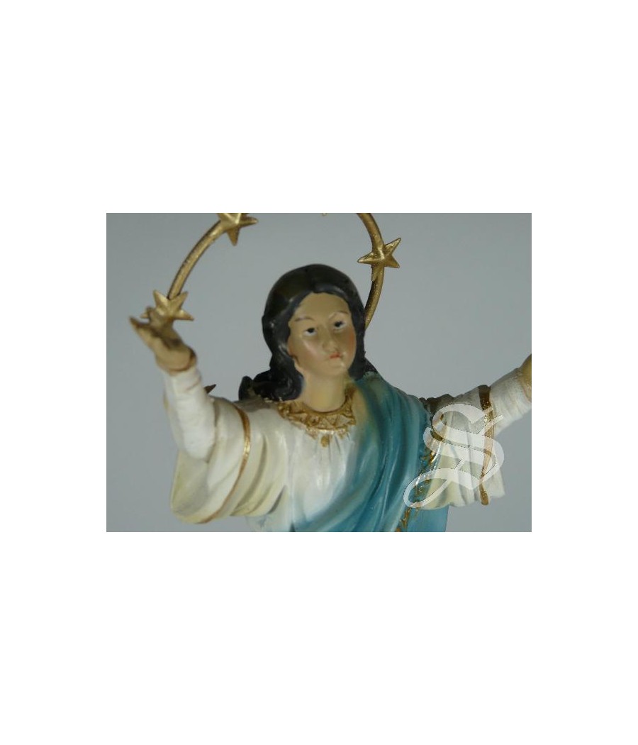 INMACULADA CORONA METAL 20 CM. PURISIMA