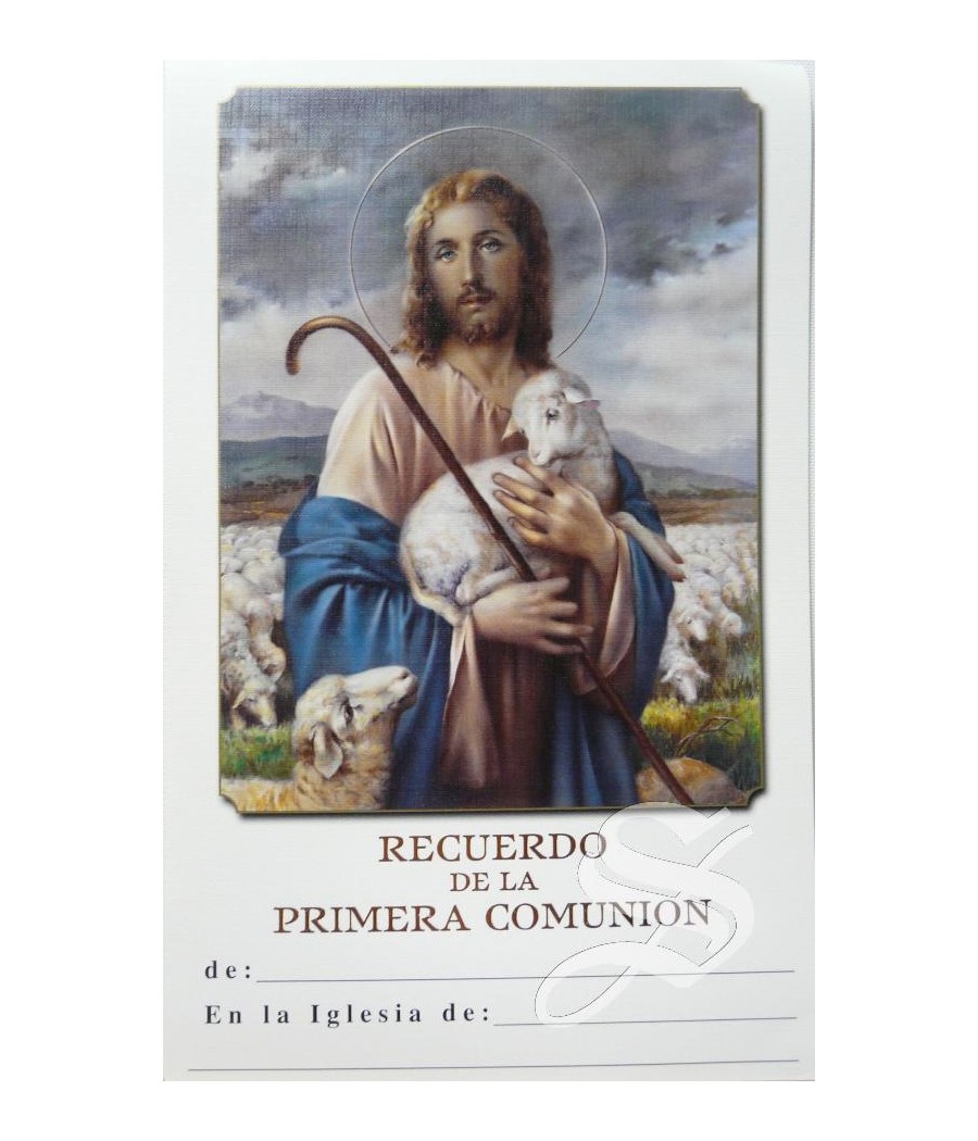 LAMINA RECORDATORIO COMUNION 20 * 30