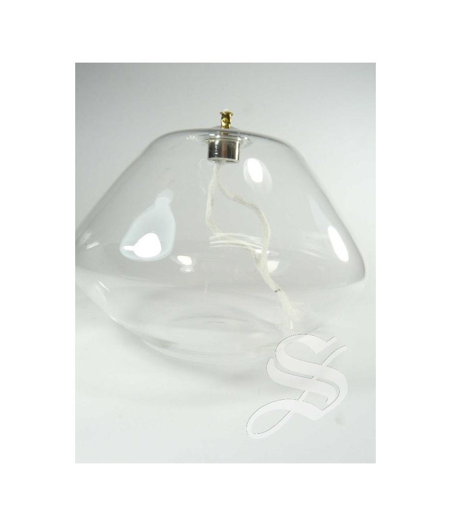 LAMPARA CRISTAL TRANSPARENTE 14 Ø * 10 H