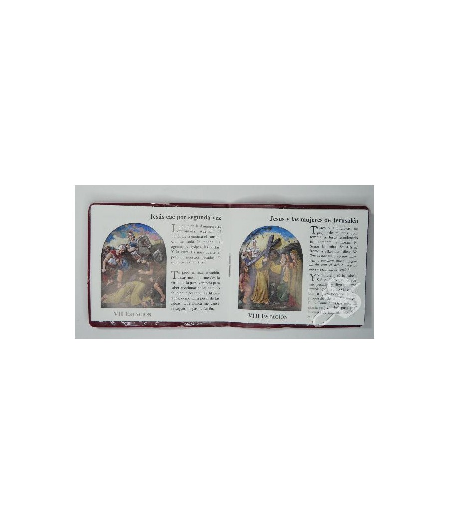 VIA CRUCIS ESTUCHE 8,5 X 7,5 CM.