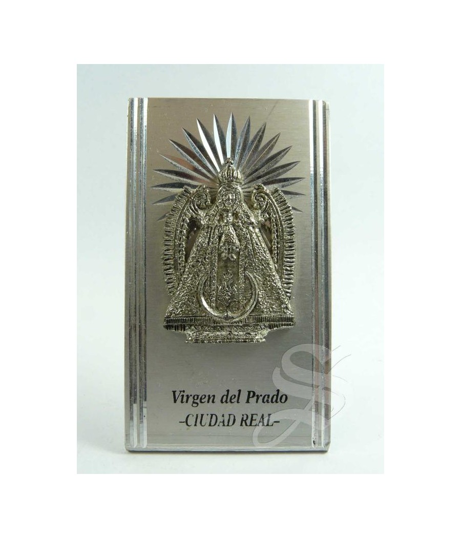 MARCO ALUMINIO VIRGEN DEL  PRADO 9*5 CM