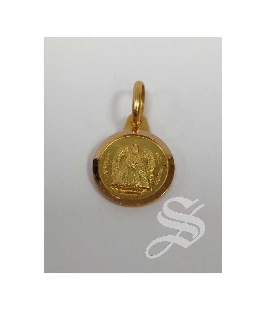 MEDALLA ORO 12 MM ESCAPULARIO VIRGEN DEL PRADO 1,56GRS.