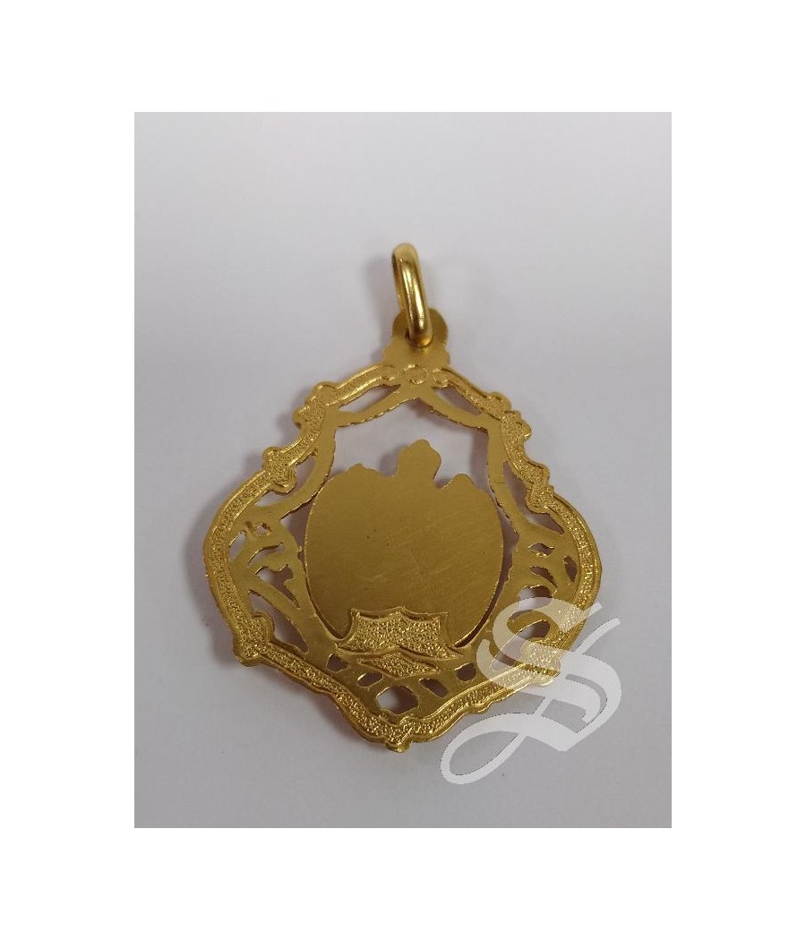 MEDALLA ORO CALADA VIRGEN DEL PRADO 29 MM. 5,70GRS