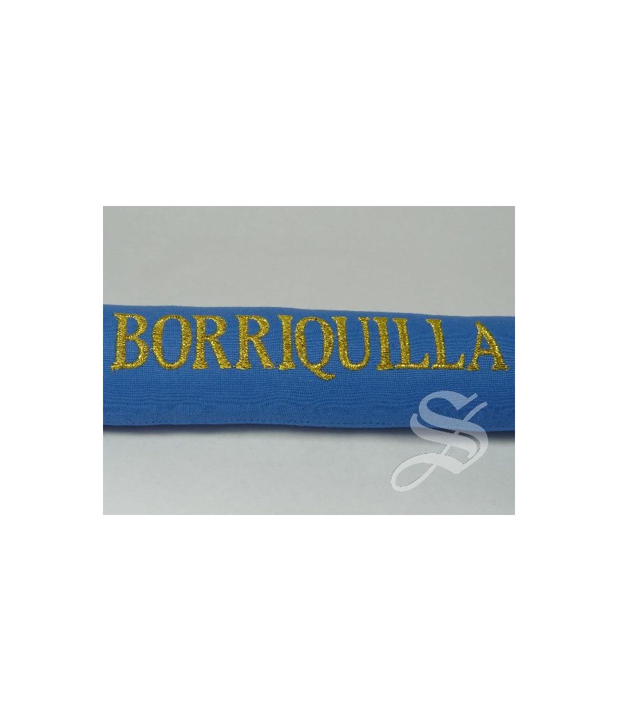 MORCILLA BORRIQUILLA ORO BORDADO