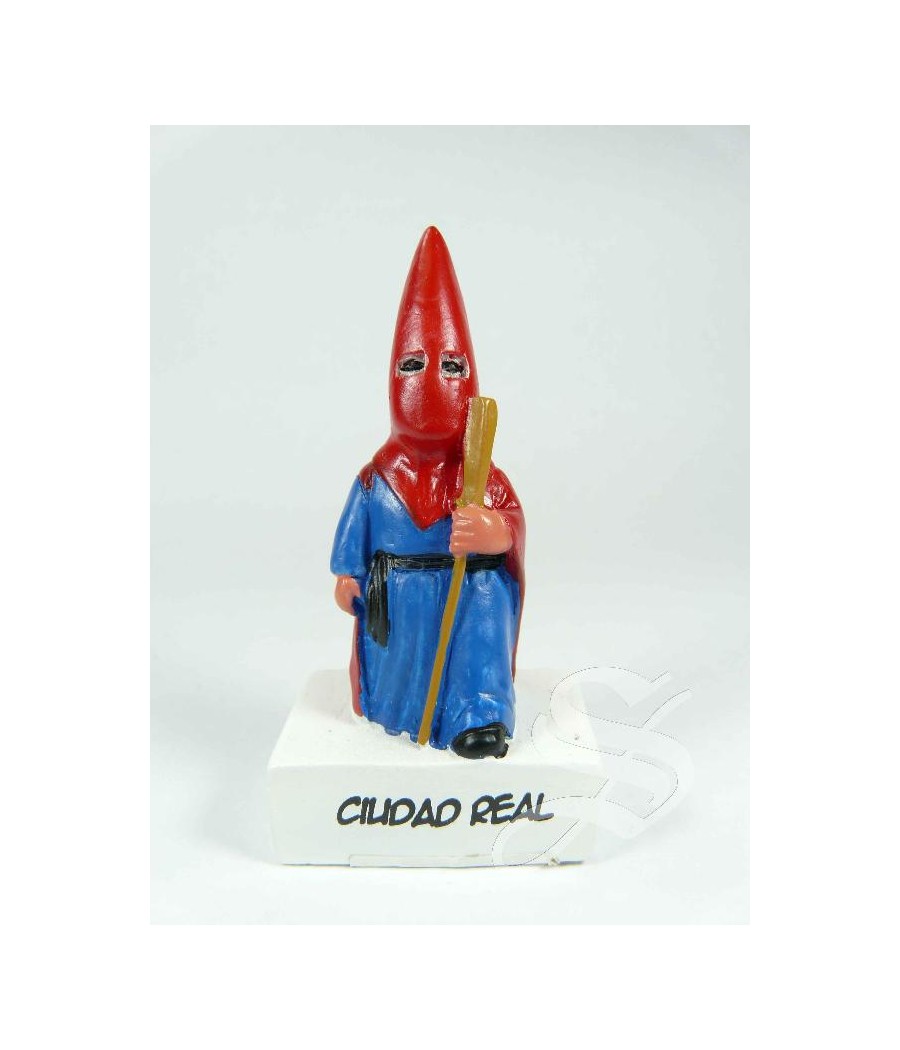 NAZARENO AZUL Y ROJO 6,5 CM. CON BASE CIUDAD REAL