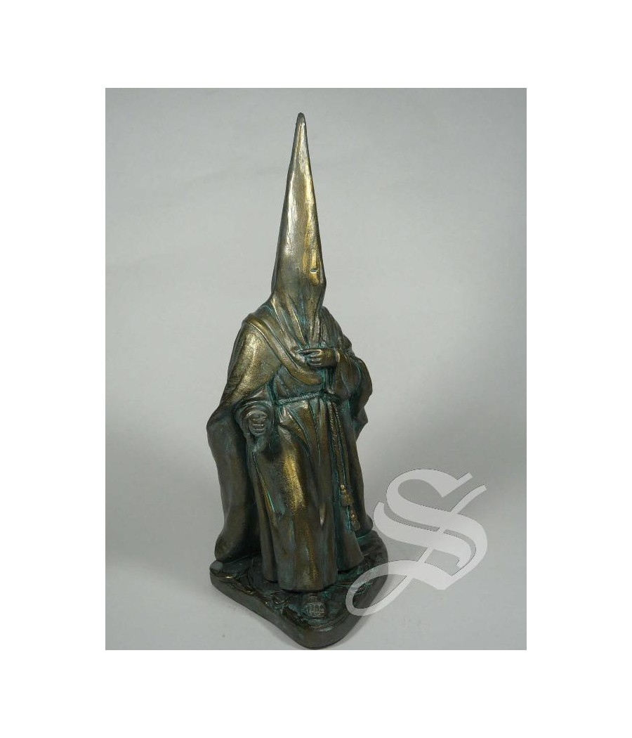 NAZARENO CON CAPA 25,5 CM. DECORADO BRONCE