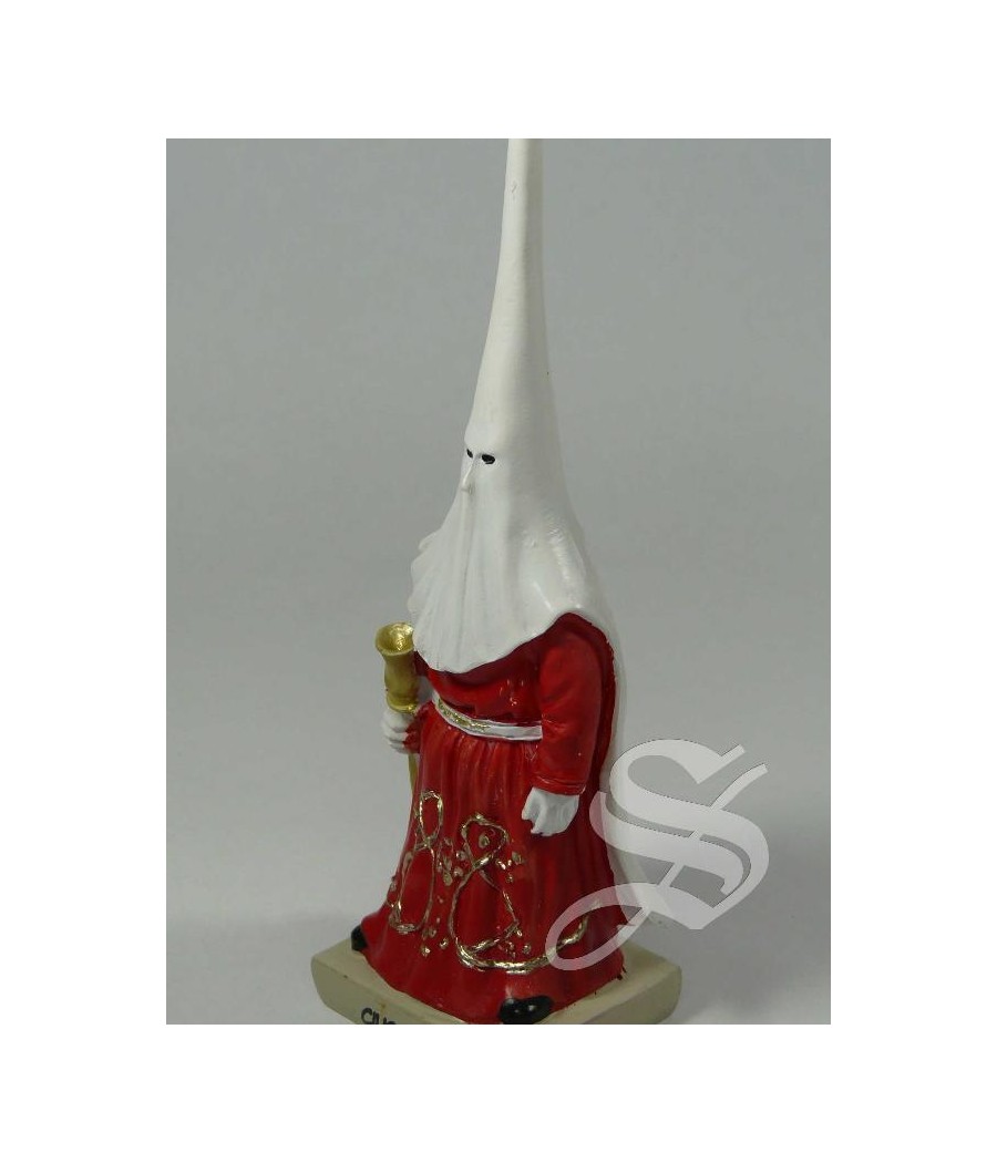 NAZARENO ROJO Y BLANCO 14 CM. CON BASE CIUDAD REAL