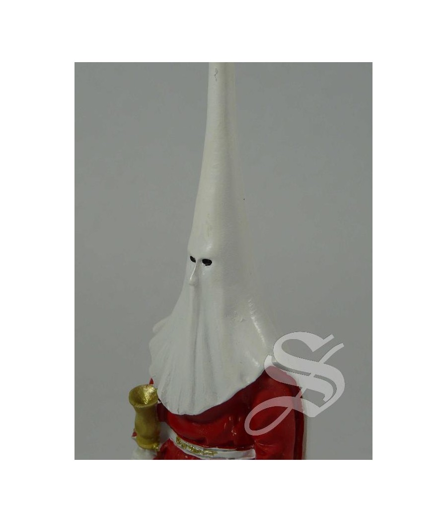 NAZARENO ROJO Y BLANCO 14 CM. CON BASE CIUDAD REAL