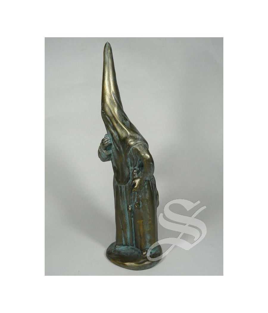 NAZARENO SIN CAPA 29 CM. DECORADO BRONCE