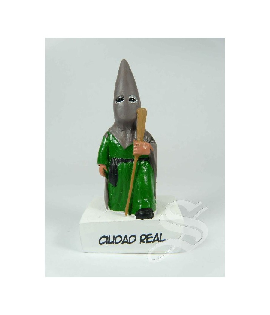 NAZARENO VERDE Y GRIS 6,5 CM. CON BASE CIUDAD REAL