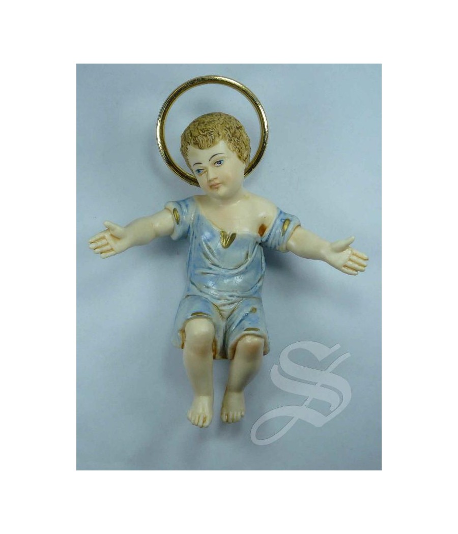 NIÑO JESUS 15CM. PINTADO ANTIGUO