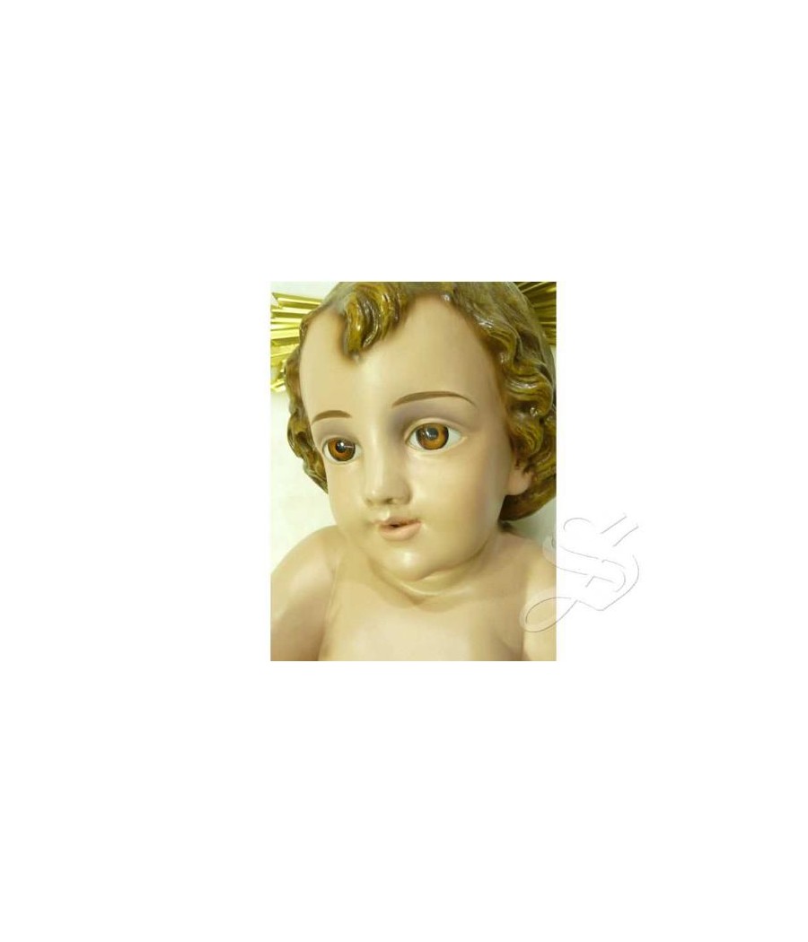 NIÑO JESUS 40CM. PASTA DE MADERA