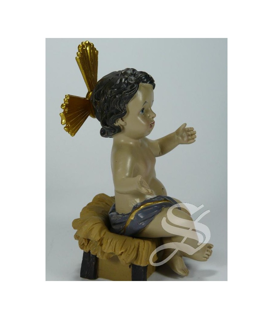 NIÑO JESUS CORONA SENTADO 12 CM