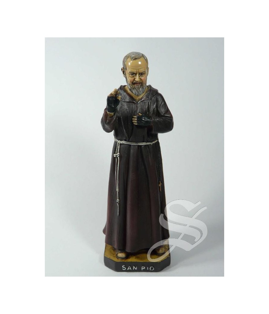 PADRE PIO 20 CM. RESINA