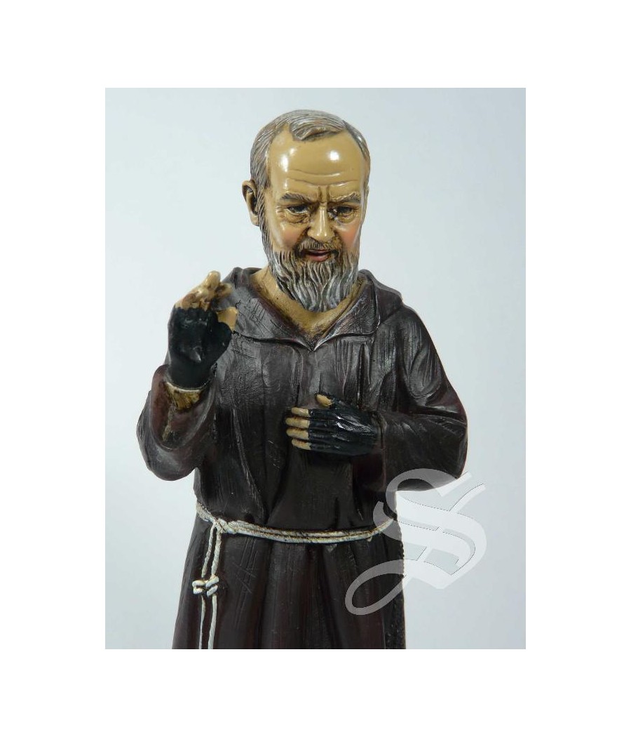 PADRE PIO 20 CM. RESINA