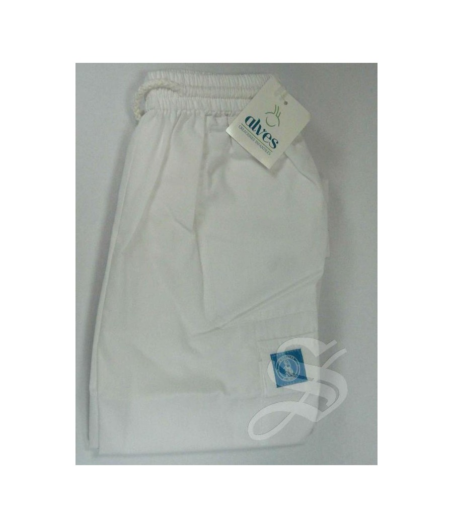 PANTALON MOSCA BLANCO BEBE