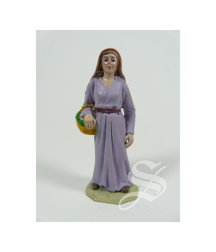 PASTORA PLASTICO CON CESTA 8 CM.