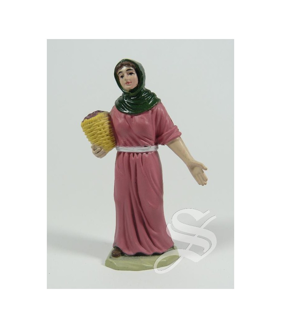 PASTORA PLASTICO CON CESTO 8 CM.