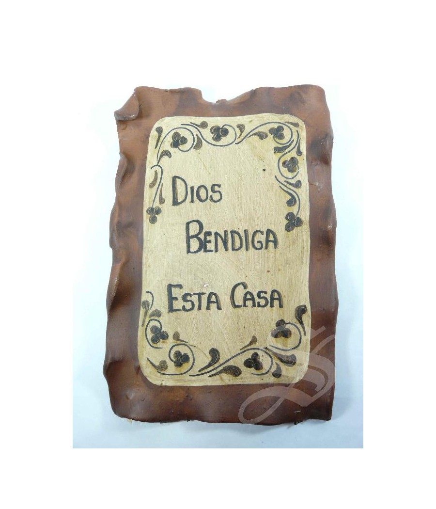 PERGAMINO DIOS BENDIGA ESTA CASA