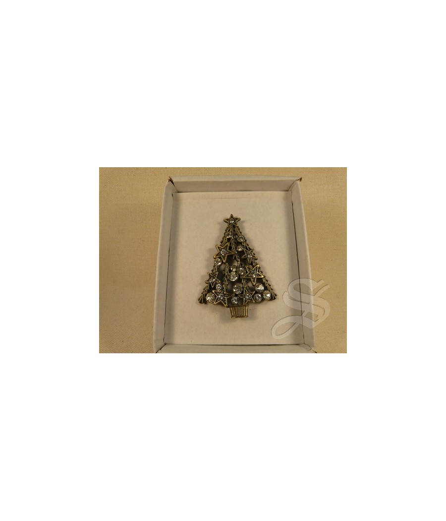 PIN PARA VELA ARBOL NAVIDAD PIEDRAS