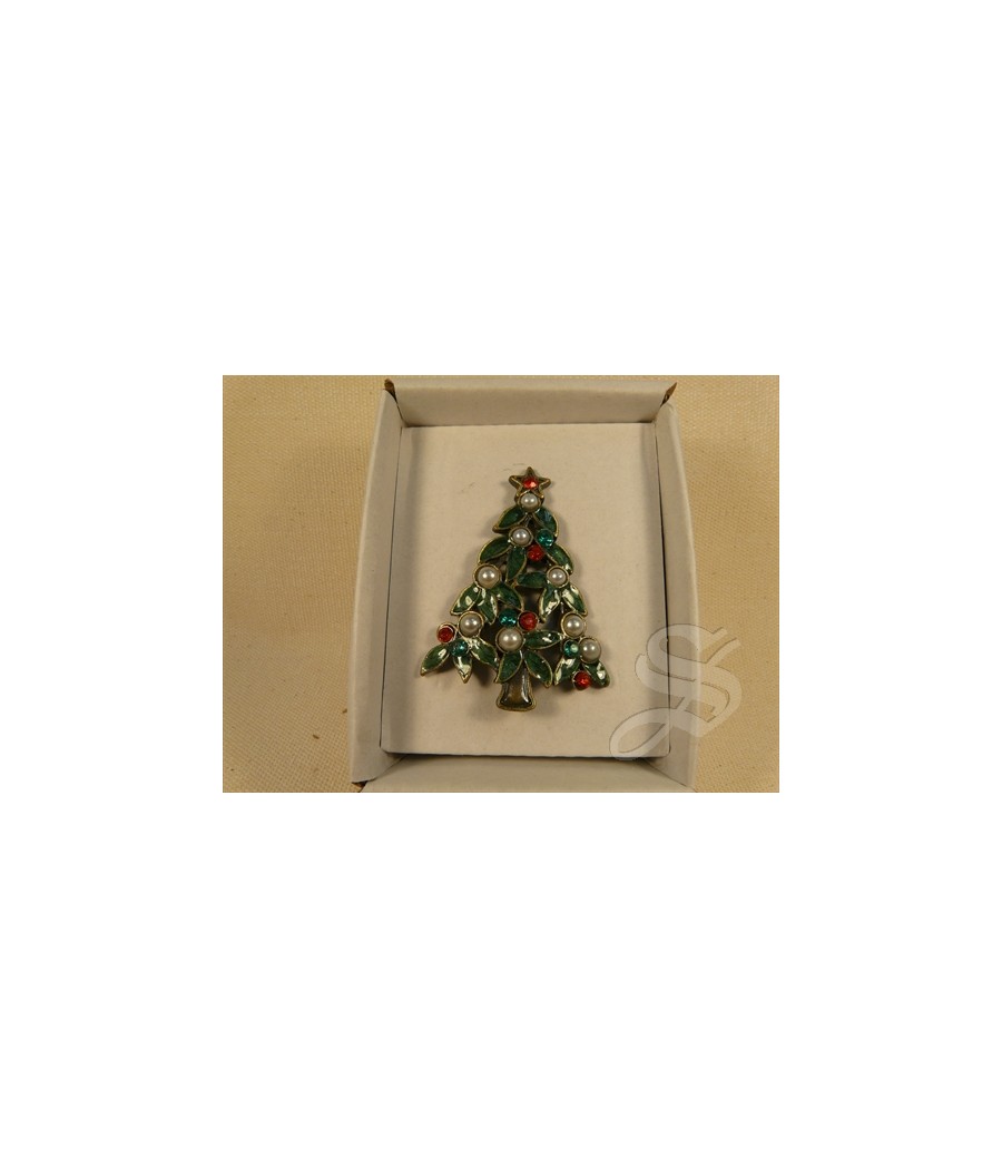 PIN PARA VELA ARBOL NAVIDAD VERDE