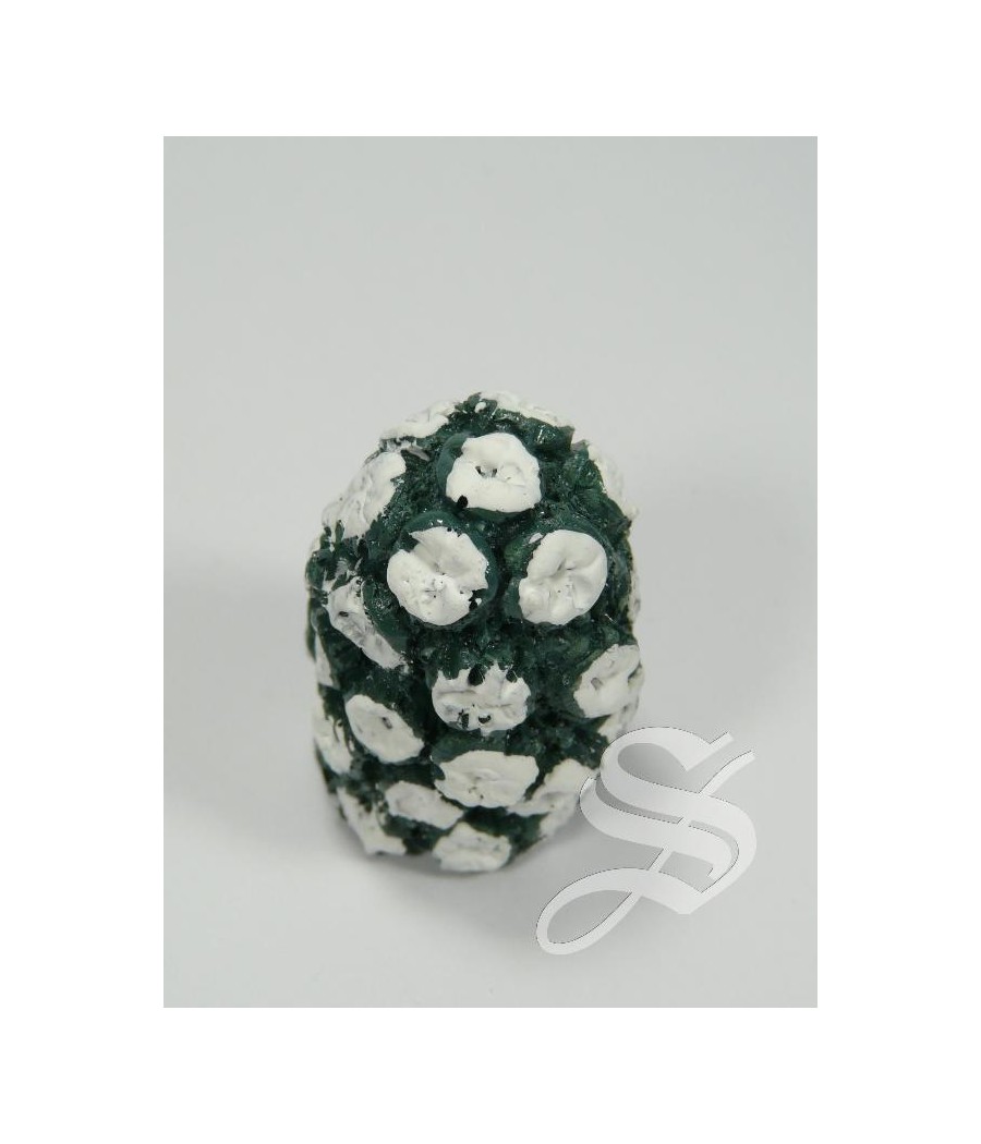 PIÑA FLORAL BLANCA 3,5CM. MEDIANA