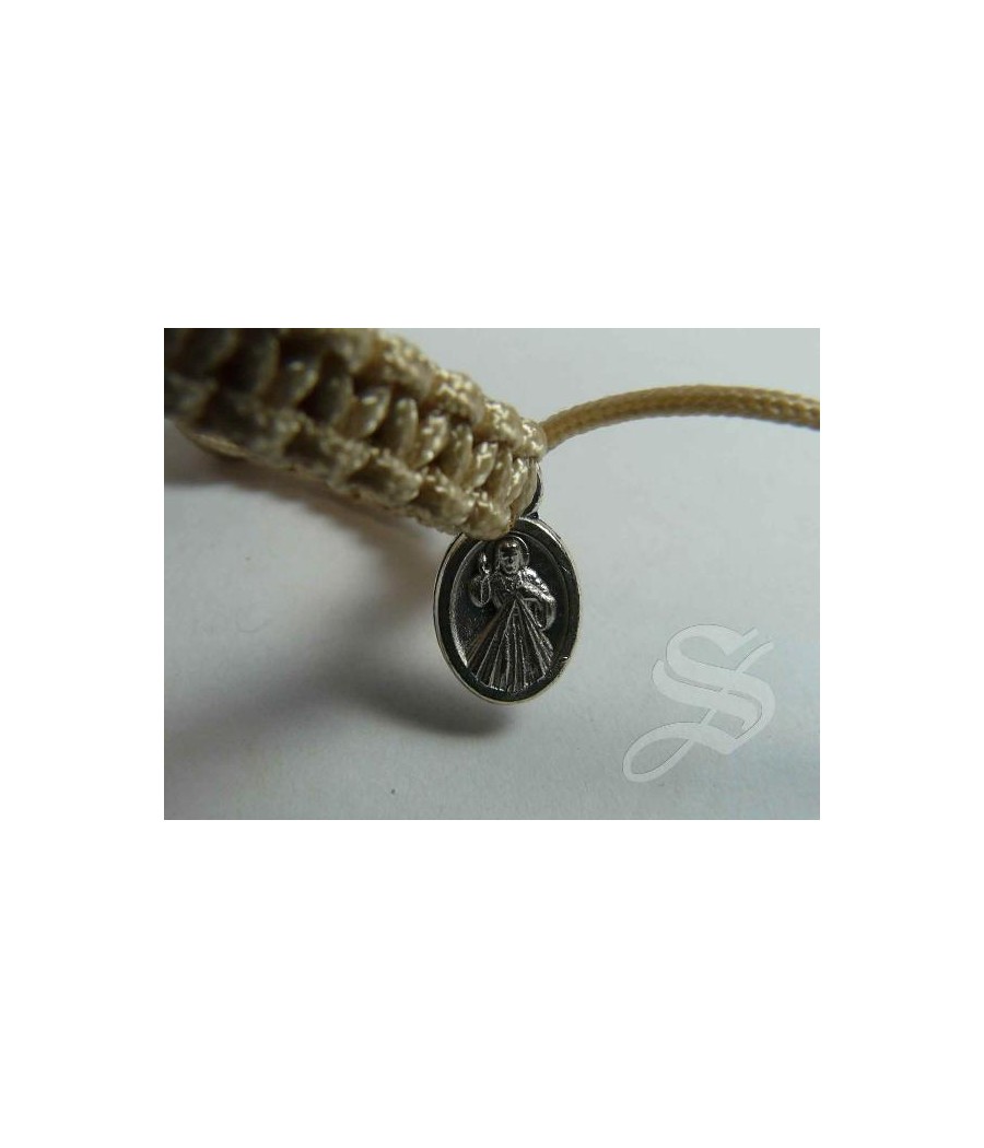 PULSERA PIEDRA MEDJUGORJE BLANCA