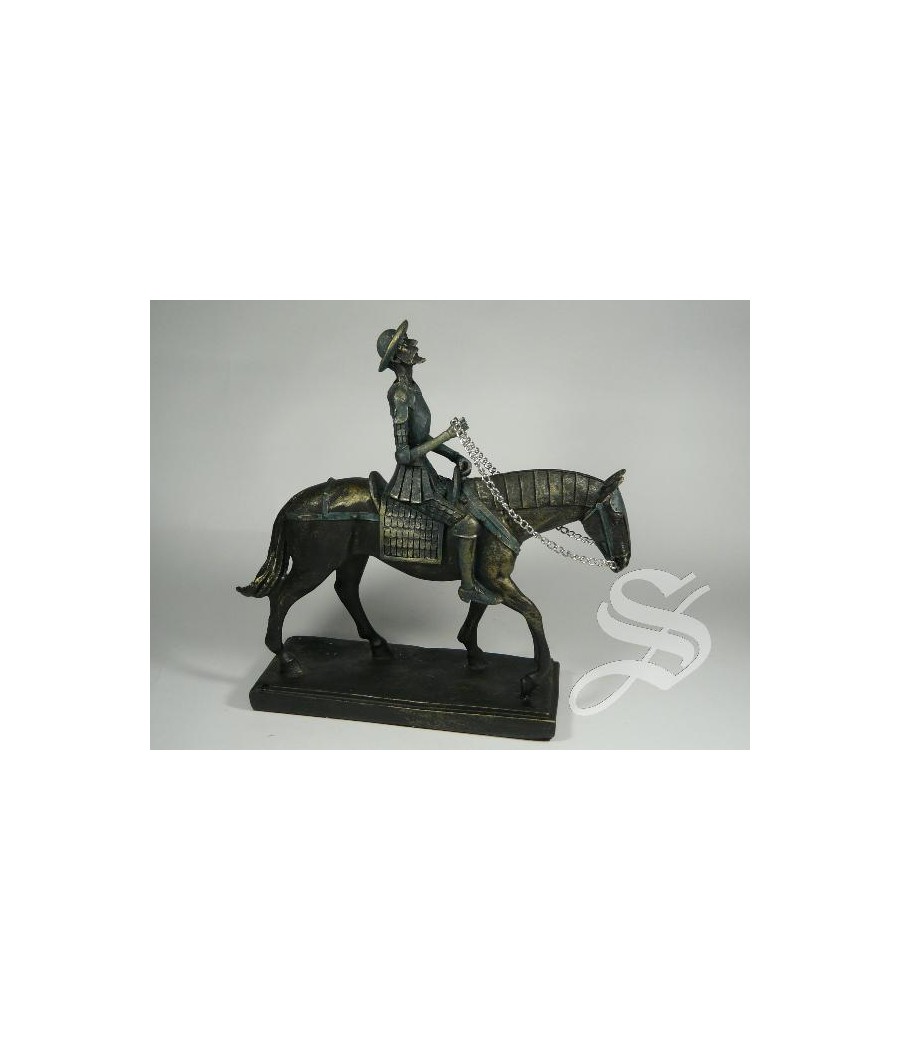 QUIJOTE CABALLO RESINA 20*7*22