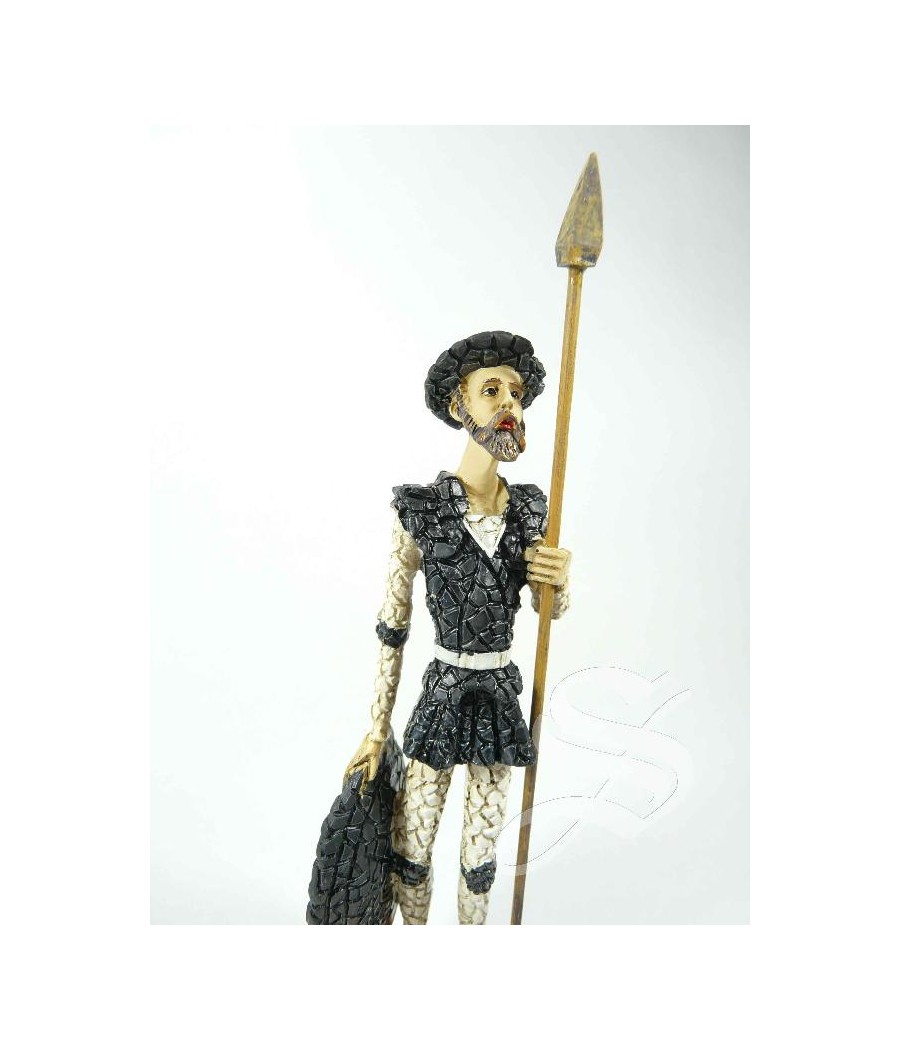 QUIJOTE CHIP 17 CM. RESINA COLOR