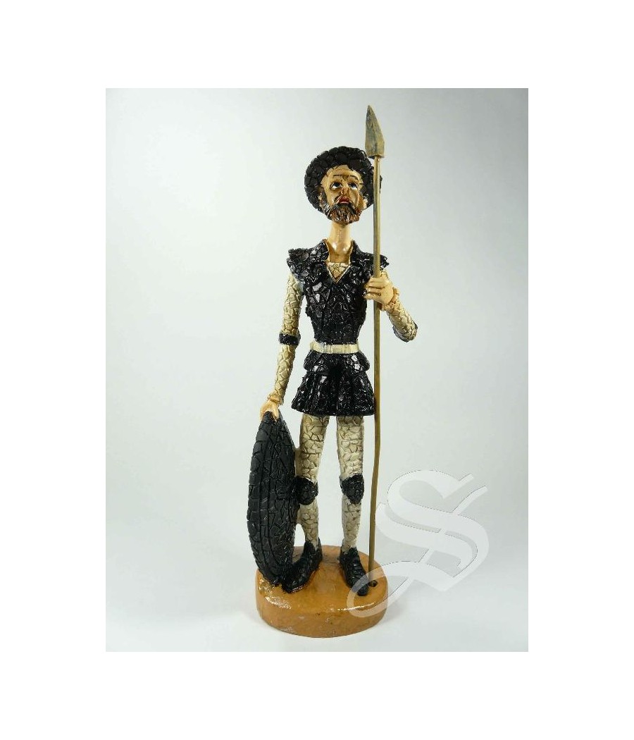 QUIJOTE CHIP 23 CM. RESINA COLOR