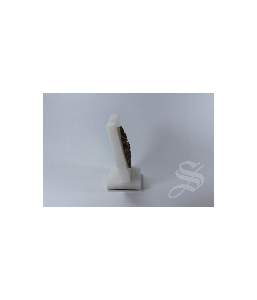 QUIJOTE SANCHO REPIE MARMOL BLANCO 5.5*9 CM