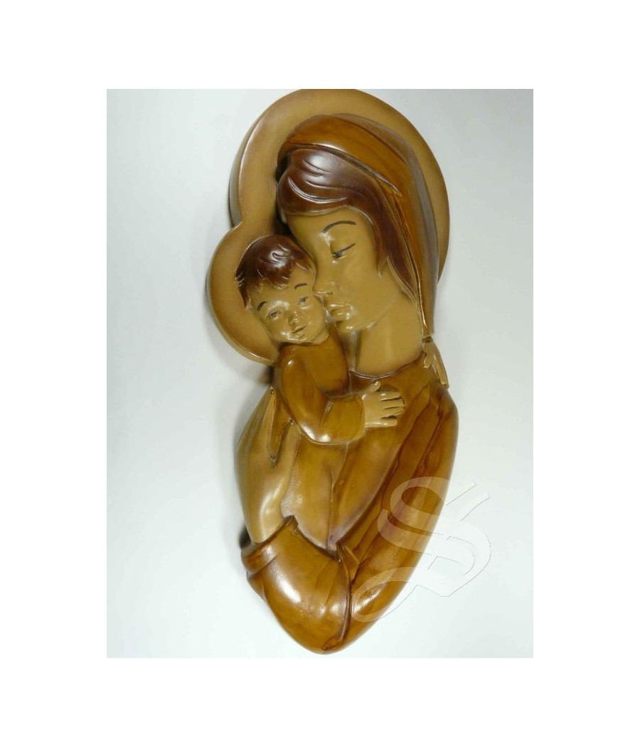 RELIEVE VIRGEN 39 CMS. IMITACION MADERA