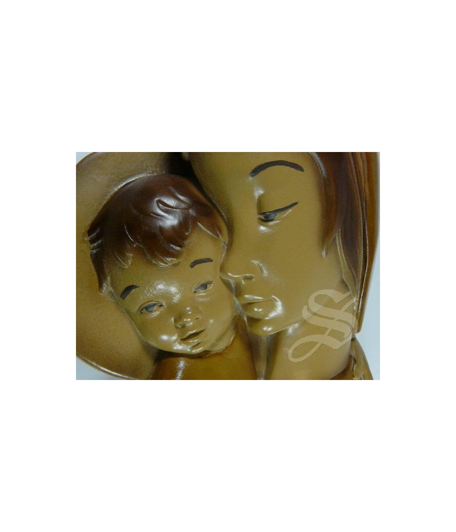 RELIEVE VIRGEN 39 CMS. IMITACION MADERA