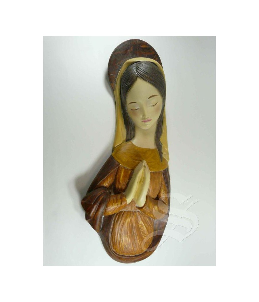 RELIEVE VIRGEN 40 CM. IMITACION MADERA