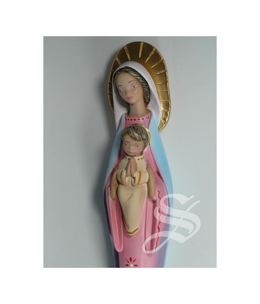 RELIEVE VIRGEN CON NIÑO 40 CM.