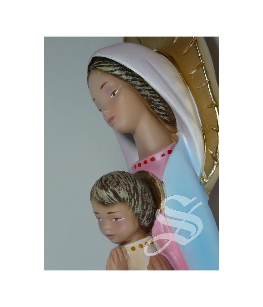 RELIEVE VIRGEN CON NIÑO 40 CM.