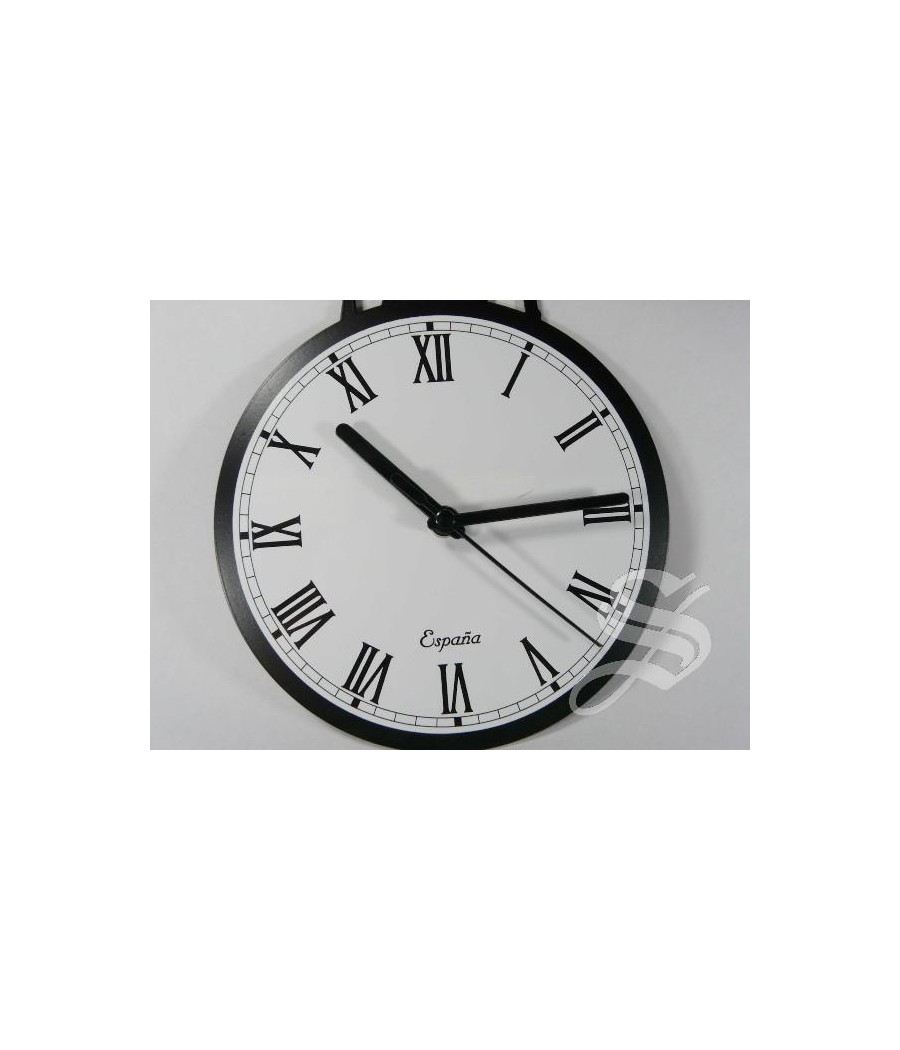 RELOJ PARED DE FORJA CON TORO 26 CM.