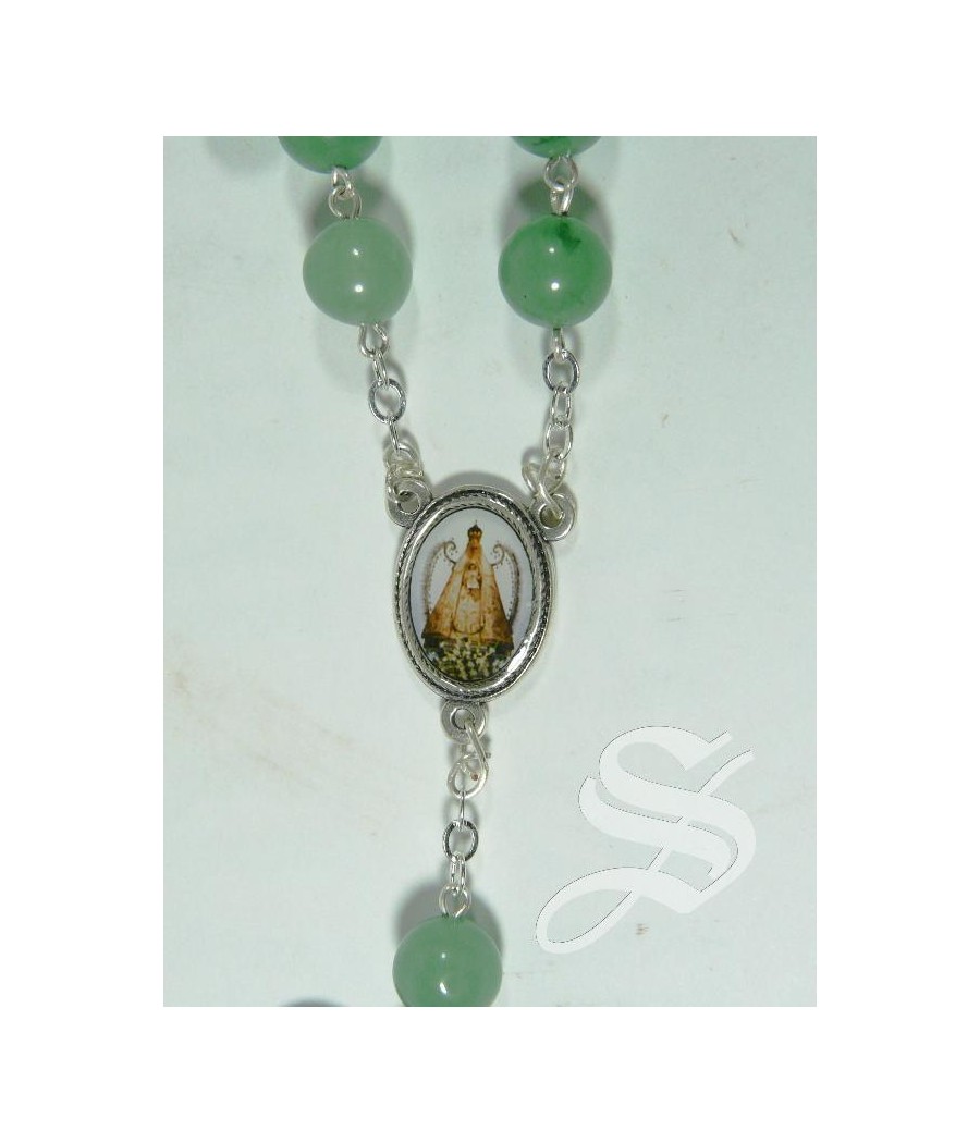 ROSARIO PIEDRA JADE 8 MM.