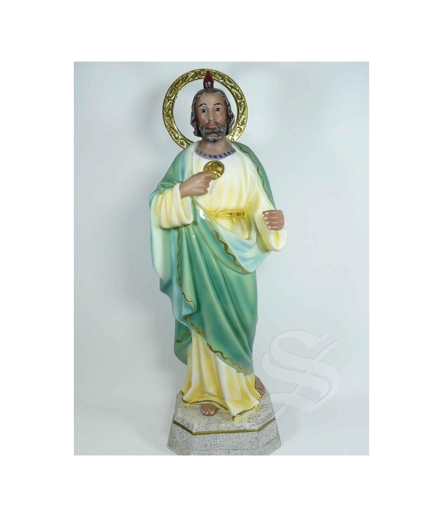 SAN JUDAS TADEO 30 CM. PASTA DE MADERA