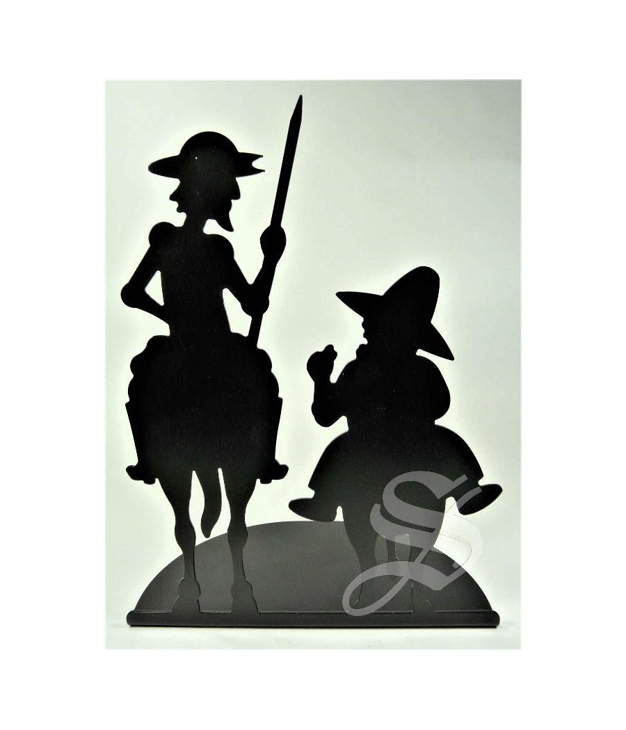 SILUETA QUIJOTE 12CM. FORJA  DOBLADA PARA LIBROS