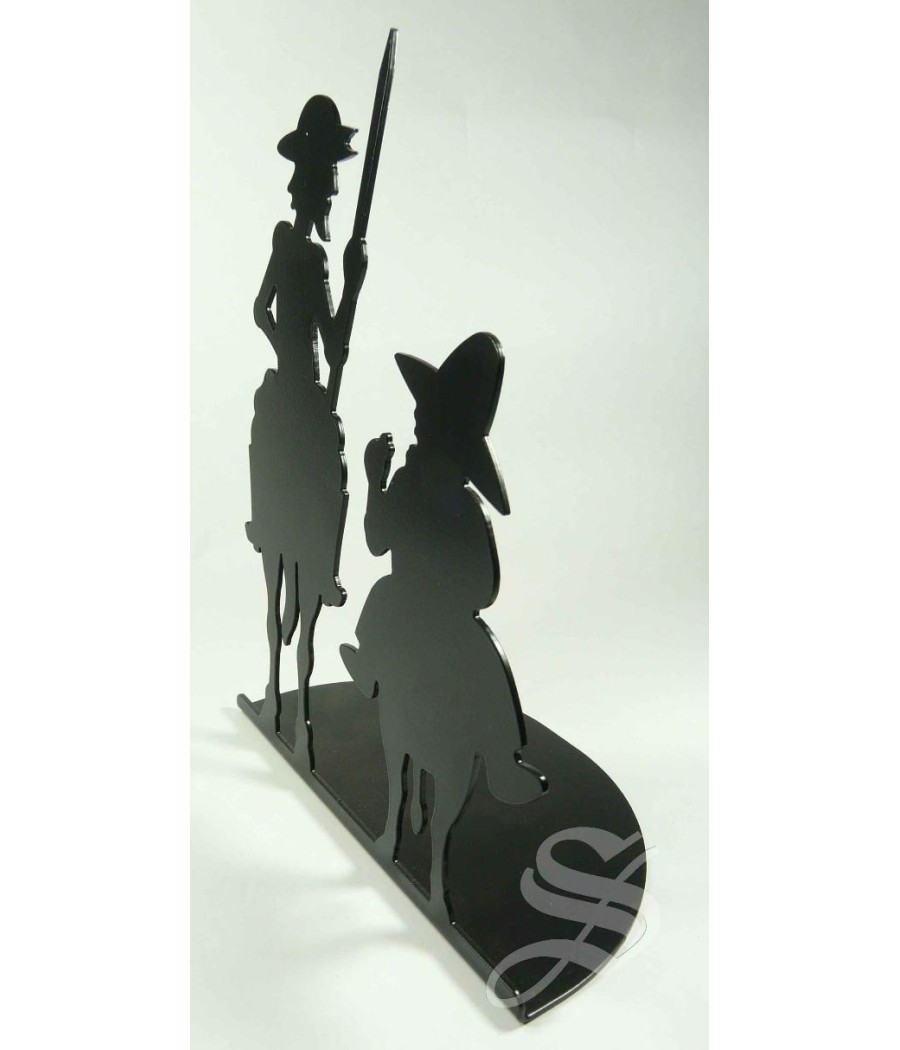 SILUETA QUIJOTE 12CM. FORJA  DOBLADA PARA LIBROS