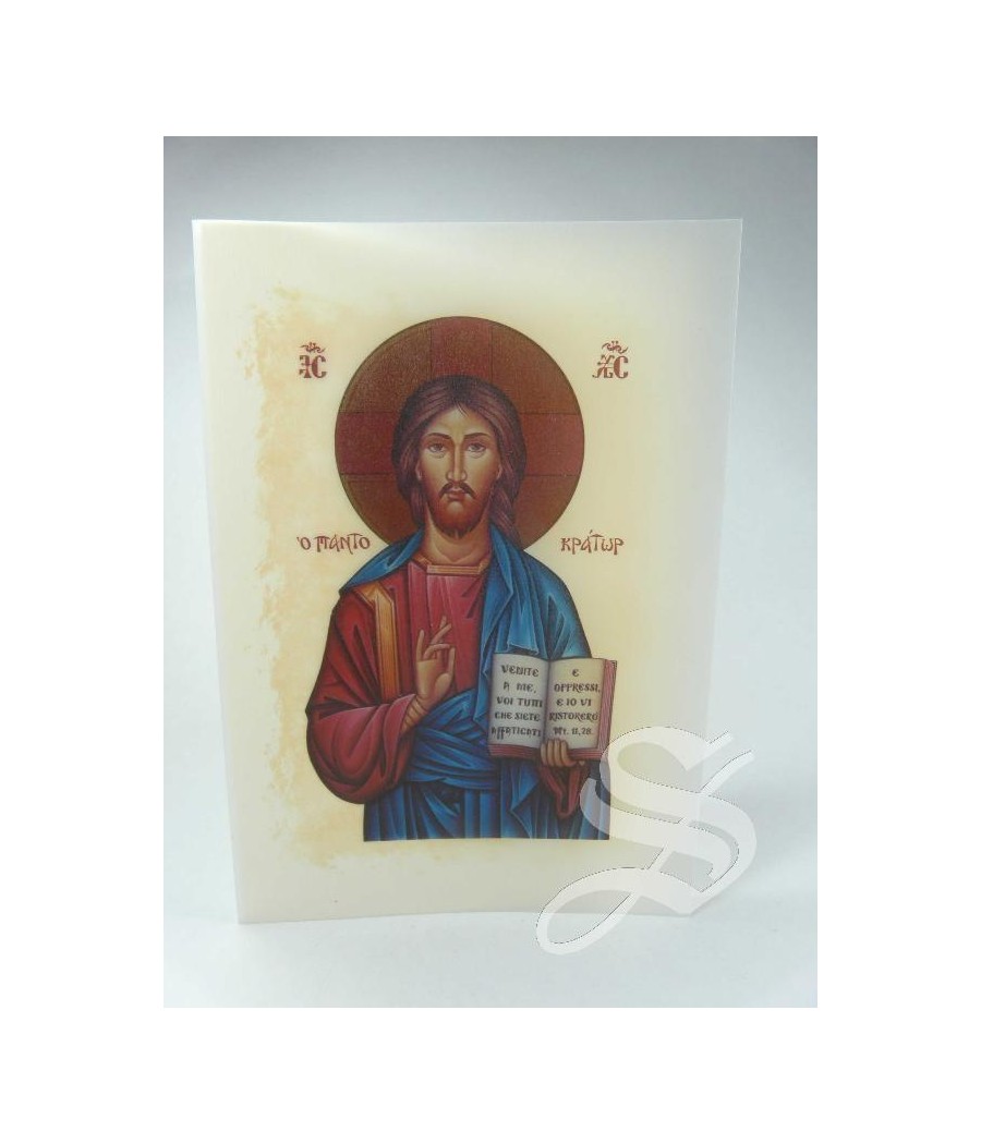 TARJETA ITALIANA PANTOCRATOR