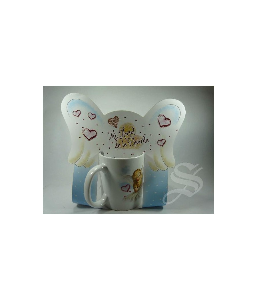 TAZA MUG CERAMICA ANGEL DE LA GUARDA