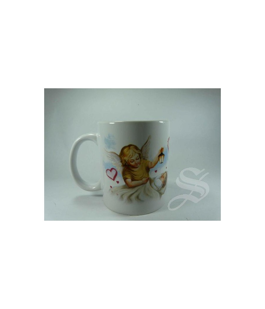 TAZA MUG CERAMICA ANGEL DE LA GUARDA