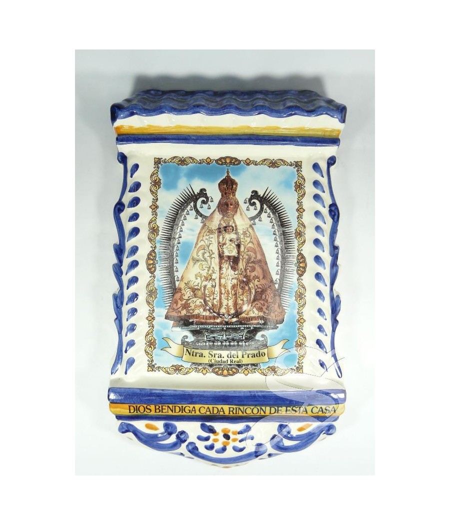 TEJADITO CERAMICA VIRGEN DEL PRADO 33 * 20 CM.